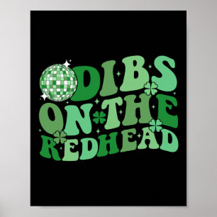 Groovy St. Patrick's Day Disco Byll Dibs auf die R Poster