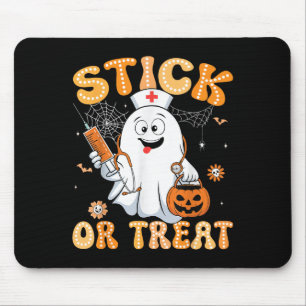 Groovy Stick or Leckerei Funny Halloween Kostüm Nu Mousepad