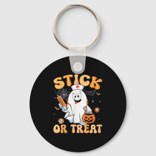 Groovy Stick or Leckerei Funny Halloween Kostüm Nu Schlüsselanhänger