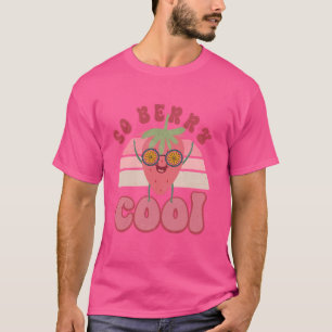 Groovy Strawberry so Berry Cooles Obst Lover Kid t T-Shirt