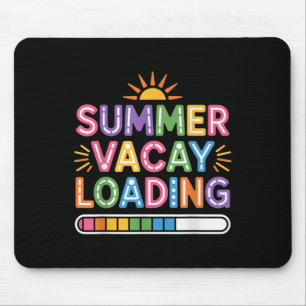 Groovy Summer Vacay Loading Teacher Week Letzten T Mousepad