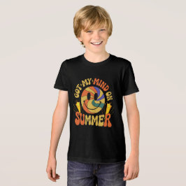 Groovy Summer Vibes Smiley T-Shirt Tri-Blend Shirt