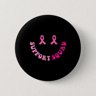 Groovy Support Squad Brustkrebs Bewusstsein 2 Kind Button