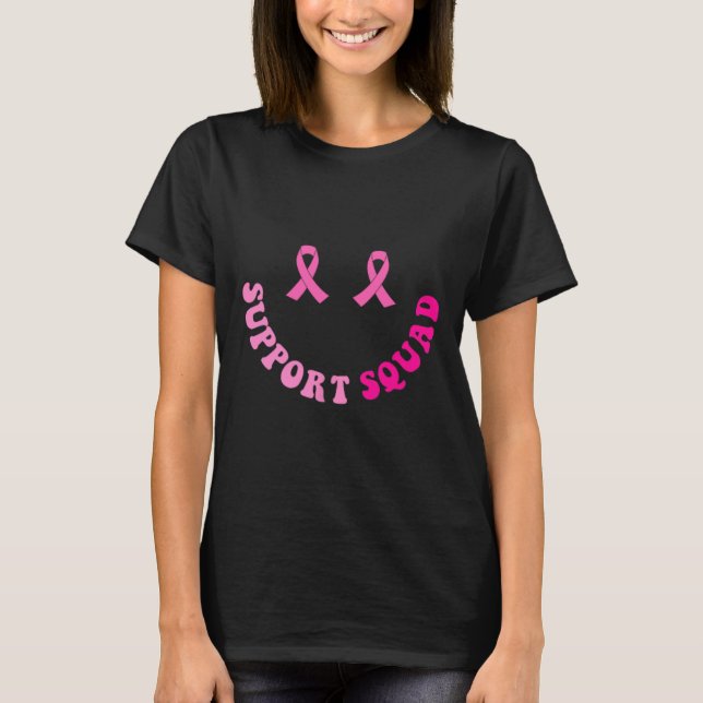 Groovy Support Squad Brustkrebs Bewusstsein 2 Kind T-Shirt (Vorderseite)