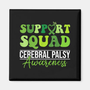 Groovy Support-Squad CP-Bewusstseinsmonat-Unterstü Magnet