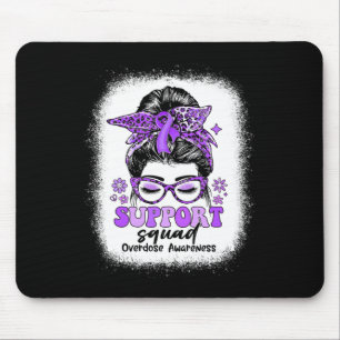 Groovy Support Squad Messy Bun Überdosierung Bewus Mousepad
