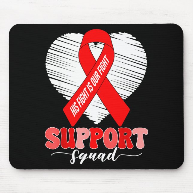 Groovy Support Squad Sein Kampf ist unser Kampf He Mousepad (Vorne)