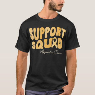 Groovy Support Staffelblutkrebs-Bewusstsein T-Shirt