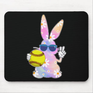 Groovy Süßer Osterhase Softll Ostertag Männer Jung Mousepad