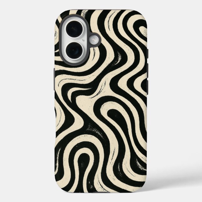 Groovy Swirl Phone case (Rückseite)