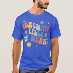 Groovy Teaching füllt meinen Herzlehrer Life Back  T-Shirt