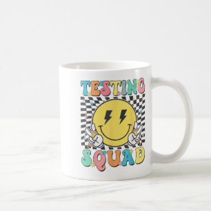 Groovy Test Day Testing Squad Motivation Lehrer S Kaffeetasse