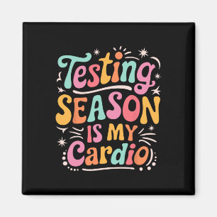 Groovy Testphase Ist Mein Cardio-Test-Tag Lehrer Magnet