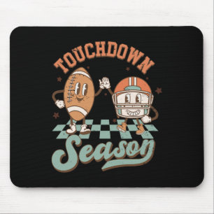Groovy Touchdown Season Footbyll Blitz Ga Mousepad