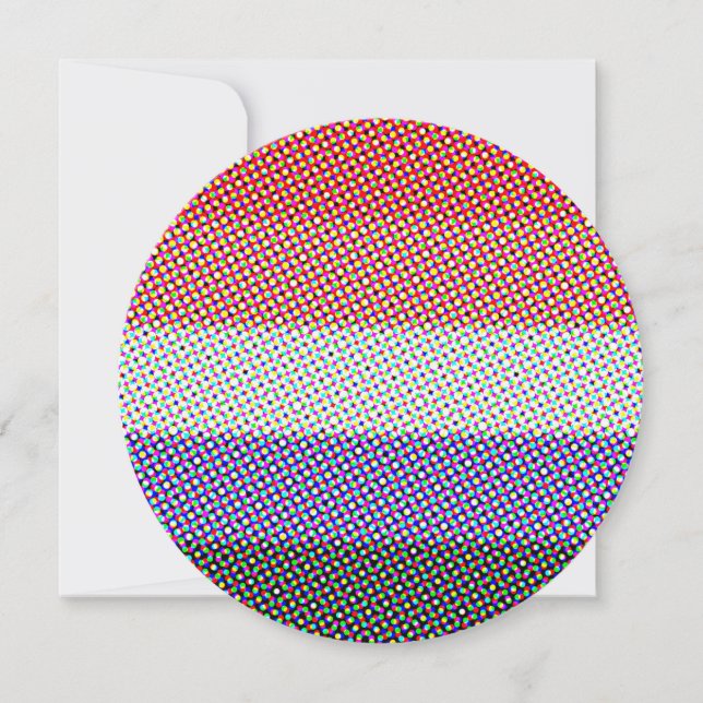 Groovy Trippy Abstrakte Cupioromantic Pride Flag (Vorderseite)