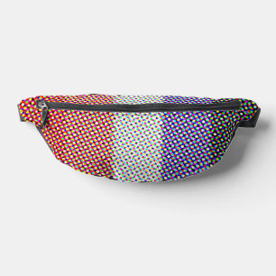 Groovy Trippy Abstrakte Cupioromantic Pride Flag Bauchtasche
