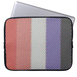 Groovy Trippy Abstrakte Cupioromantic Pride Flag Laptopschutzhülle