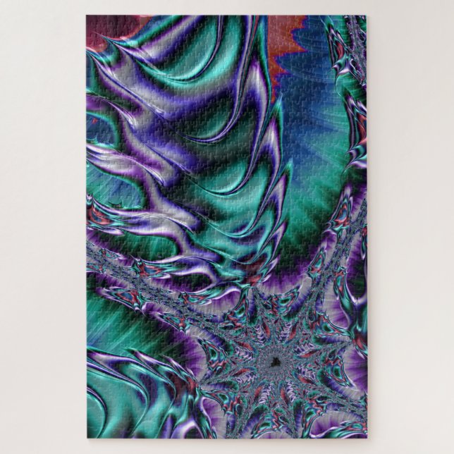 Groovy Trippy Funky Psychedelic Fraktal Art (Vertikal)
