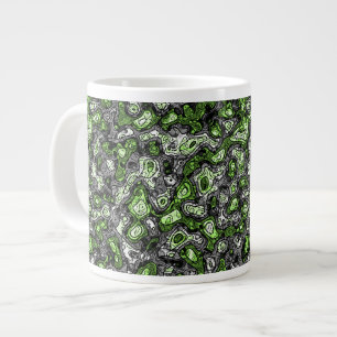 Groovy Trippy Grungy Funky Abstrakte Agender Pride Jumbo-Tasse
