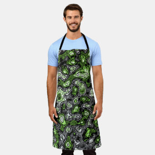 Groovy Trippy Grungy Funky Abstrakte Agender Pride Schürze
