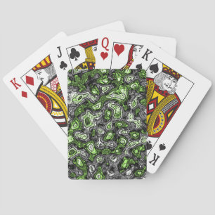 Groovy Trippy Grungy Funky Abstrakte Agender Pride Spielkarten