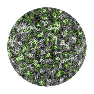 Groovy Trippy Grungy Funky Abstrakte Agender-Stolz Schneidebrett