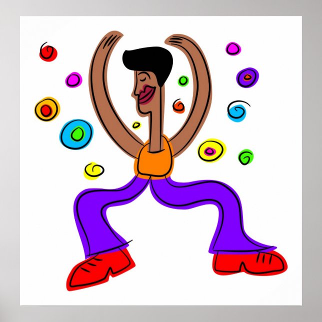 Groovy Typ Poster (Vorne)