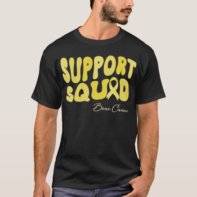 Groovy unterstützen das Bewusstsein für Brustkrebs T-Shirt (Vorderseite)
