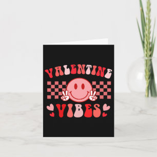 Groovy Valentine Vibes Valentinstag Shirts für G Karte