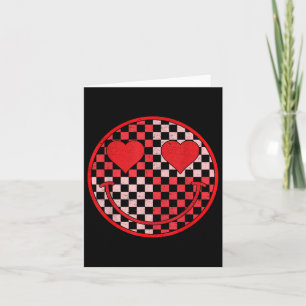Groovy Valentinstag Herzenslächeln Valentine Vibes Karte