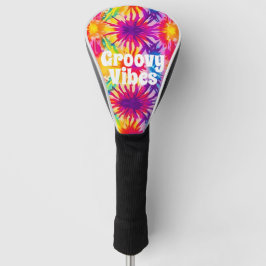 Groovy Vibes Gefärbte Krawatte individuell anpassb Golf Headcover