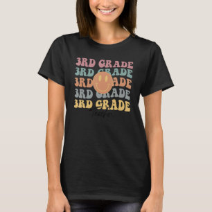 Groovy Vintag 3. Klasse Lehrer zurück nach Sch T-Shirt