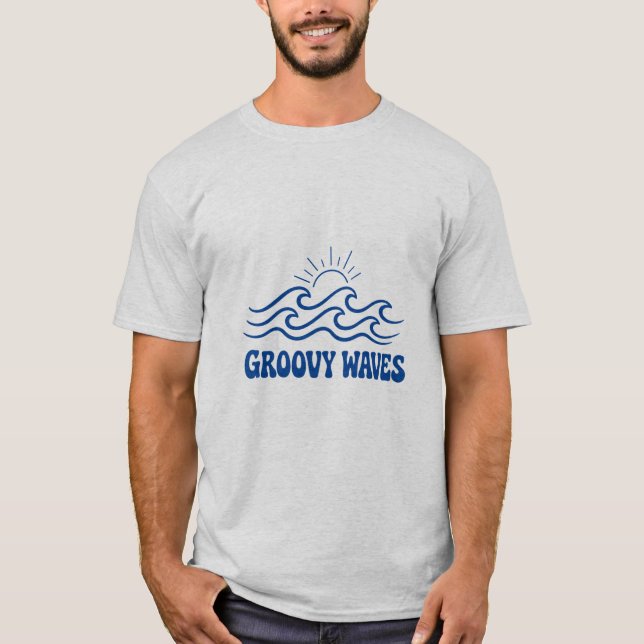 Groovy Waves T-Shirt  (Vorderseite)