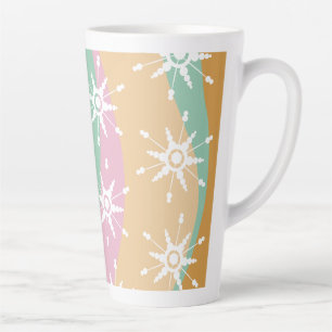 Groovy Weihnachten Schneeflocke Wirbel Marmor Milchtasse