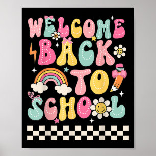 Groovy willkommen zurück zum Shirt Lehrer Boys G Poster
