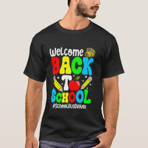 Groovy Willkommen zurück zur Schule Outfit Funny S T-Shirt