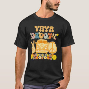 Groovy Yaya Retro Matching Family Baby Dusche Moth T-Shirt