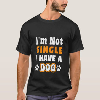 Groovy Zitat Ich bin kein Single Ich habe einen Hu T-Shirt