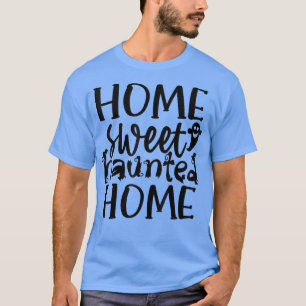 Groovy Zuhause Sweet Spuk Zuhause Niedlich Hallowe T-Shirt