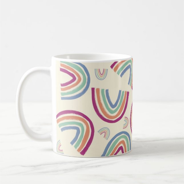Gros arc-en-ciel confetti mug (Gauche)