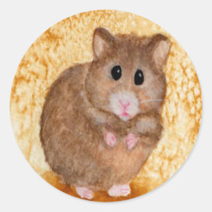 Gros autocollants mignons de hamster