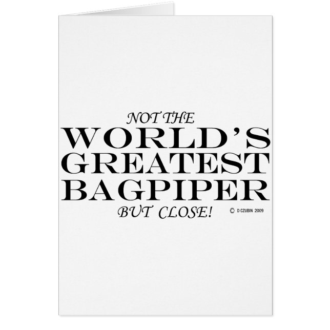 Gros Bagpiper Fermer (Devant)