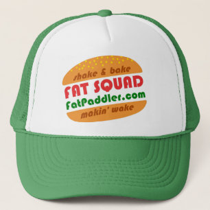 Gros casquette de camionneur de peloton
