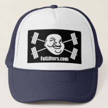 Gros casquette de camionneur de poussoirs