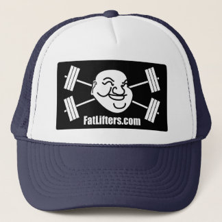 Gros casquette de camionneur de poussoirs