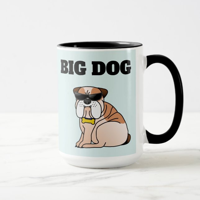 GROS CHIEN CAFÉ MUG (Droite)