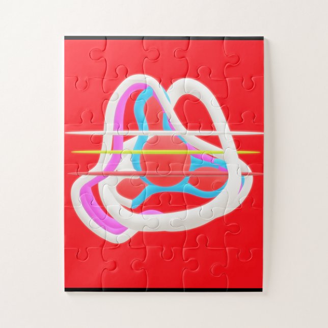 Gros formes géométrique puzzle couleur principale  (Vertical)