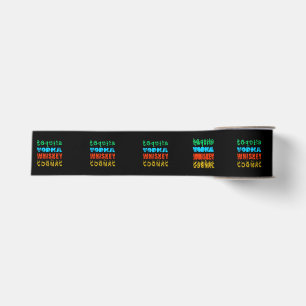 Gros-grain Célèbres Boissons Ruban Grosgrain