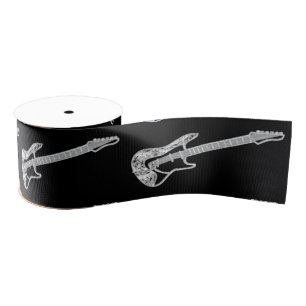 Gros-grain Conception de ruban de guitare de diamant