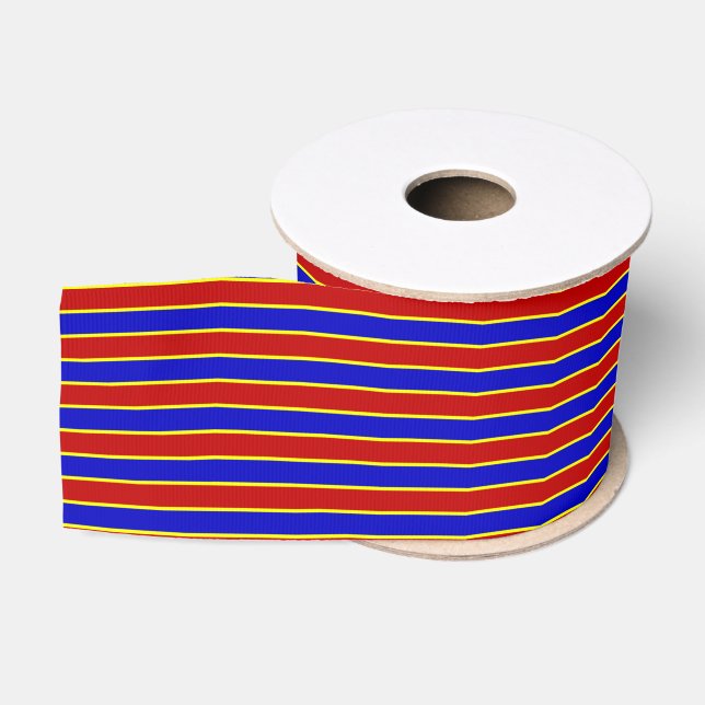 Gros-grain Couleurs primaires STRIPES 08-Grosgrain Ruban (Bobine)